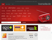 Tablet Screenshot of liveradio.de