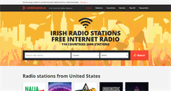 Desktop Screenshot of liveradio.ie